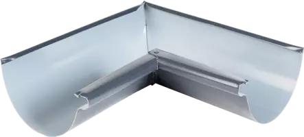 Vesikourun Sisäkulma 125mm pyöreä RR33 musta - Rännit, räystäskourut - 0017030 - 1