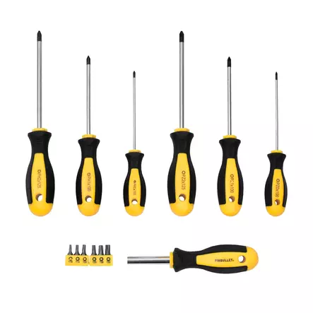 Finbullet ruuvimeisselisarja 13-osainen - Meisselisarjat - 0009381 - 1