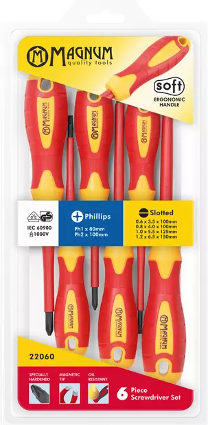 Magnum Ruuvitalttasarja VDE 6-os. - Meisselisarjat - 0001092 - 1