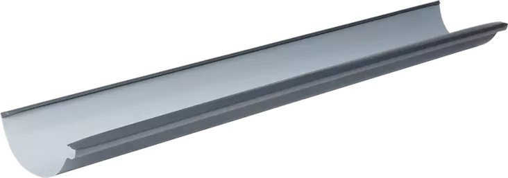 Vesikouru pyöreä 125mm 3m RR33 musta - Rännit, räystäskourut - 0015972 - 1