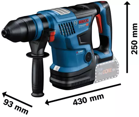 Bosch Akkuporavasara GBH 18V-34 CF Runko Biturbo + Kuljetuspakki - Akkuporakoneet - 0000563 - 2