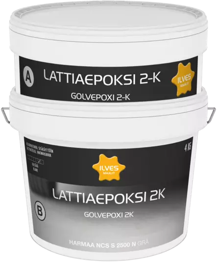 Ilves Lattiaepoksi 2K vaaleanharmaa 4kg - Erikoismaalit - 0007353 - 1