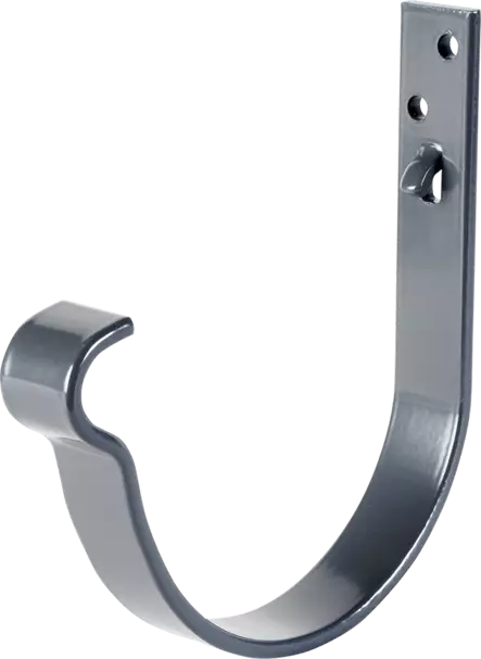 Vesikourun kannake 125mm 5x25 suora RR33 musta - Rännit, räystäskourut - 0015973 - 1