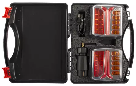Autoline Langaton peräkärryn led valosarja 12-24V - Peräkärryn takavalot - 0017104 - 2