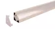 Led Energie Alumiiniprofiili 1m kulma valkoinen - Valaistuksen asennustarvikkeet - 0017714 - 1