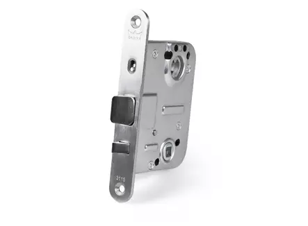 Habo lukkorunko vasen mattakromi - Oven lukot - 0008366 - 2