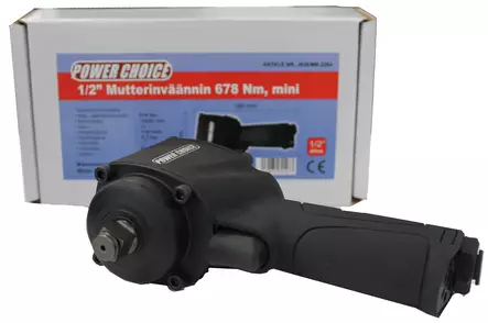 Pulttipyssy 1/2" 678Nm, mini - Mutterinvääntimet - 0018076 - 1