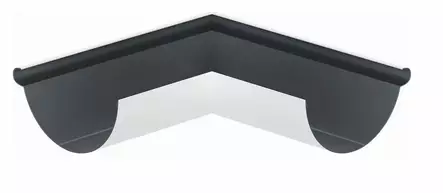 Vesikourun Ulkokulma 125mm pyöreä RR20 valkoinen - Rännit, räystäskourut - 0017036 - 1