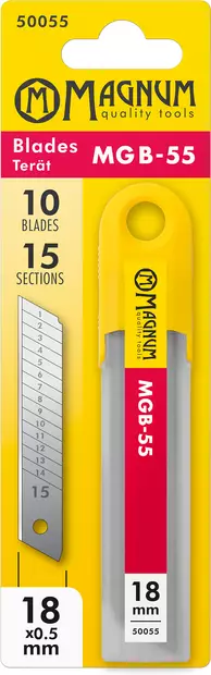 Magnum Katkoterät 10kpl MGB-55 18mm - Mattopuukon varaterät - 0000987 - 1