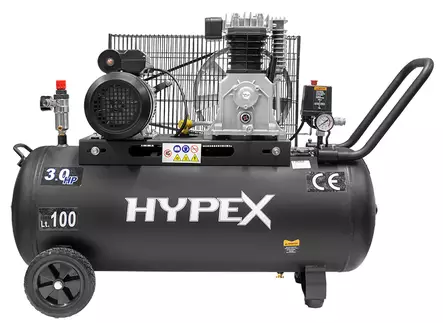 Hypex Kompressori 100L, 3HP, 230V - Kompressorit - 0018558 - 1